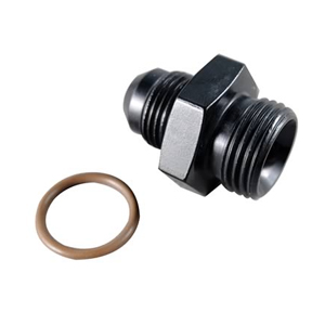 Fragola Radius AN Port Adapter, -6 ORB, to -8 AN, Black