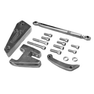 Billet Alternator Brackets w/ Rod End Adjusters