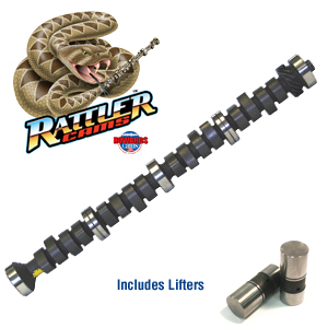 Howards Cams, Rattler Hydraulic Flat Tappet Camshaft & Lifter Kit, Ford FE, 227/235 @ .050, .548/.548, 109 LS