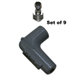 MSD Ignition, Replacement Boot & Terminal Kit, 90 Deg. HEI, Set of 9