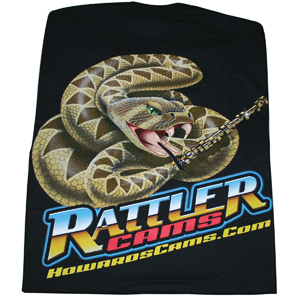 Howards, Rattler T-Shirt, Black, X-Large